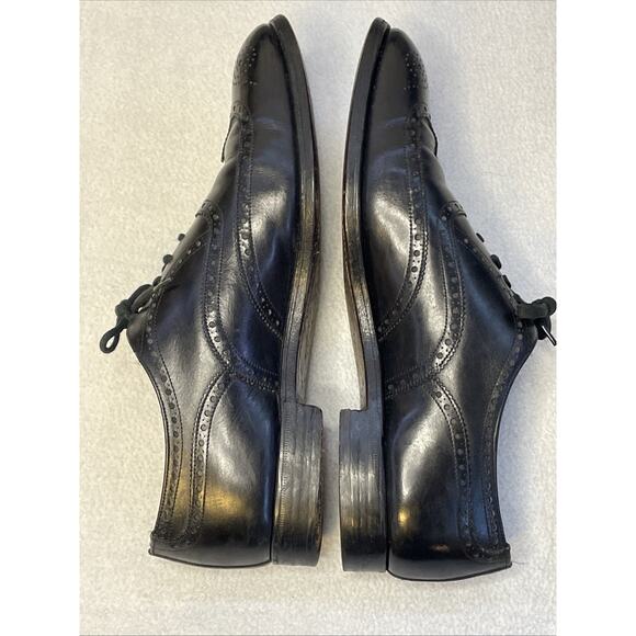 VTG Brooks Brothers Brooks English Devon Black Leather Wingtip Brogue Oxford main image 8